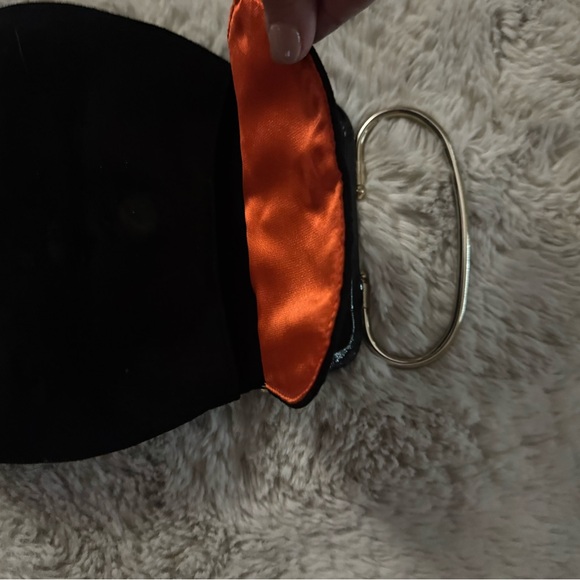 Elegant Black Suede Handbag bought at Neiman Marcus.   Used once maybe twice - Picture 3 of 4